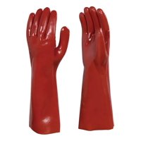Metalfer - Guante Pvc Rojo 18 Pulgadas