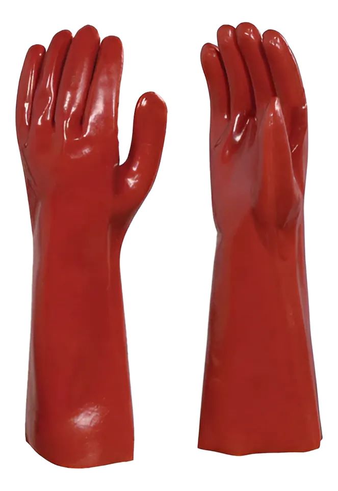 Metalfer - Guante Pvc Rojo 18 Pulgadas