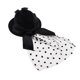 thumbnail image 1 of Hermosa mu?eca Bowler Hat para 1/3 BJD Dolls vestir accesorio negro, 1 of 5