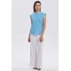thumbnail image 4 of Polera Mujer Satín Celeste, 4 of 4