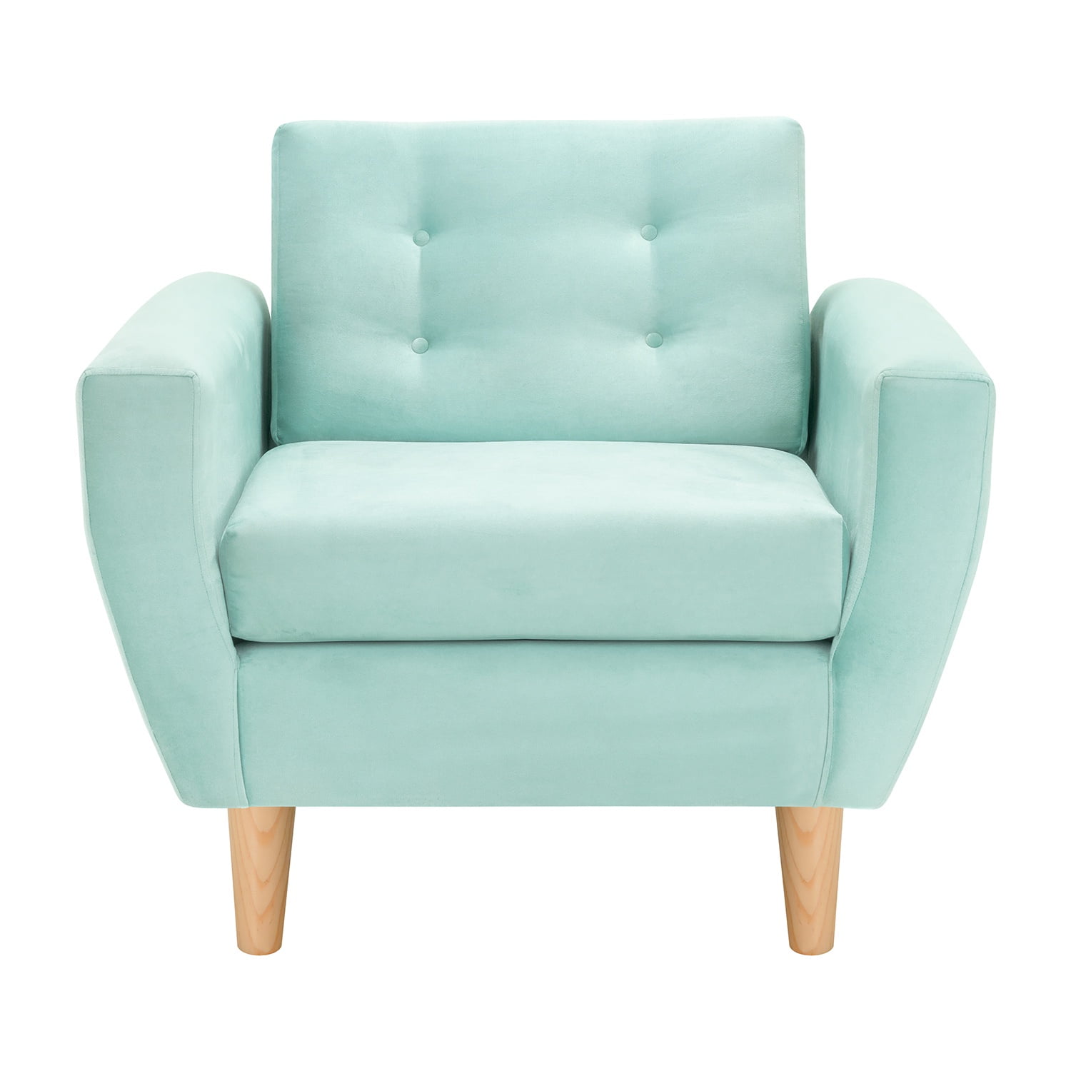 Bodevir - Sofa Bote 1c Felpa 05 Verde Agua