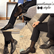 thumbnail image 4 of Calcetines de vestir ultrafinos para hombre, de seda transparente, de negocios, de nailon suave., 4 of 5