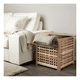 thumbnail image 3 of Mesa Lateral Madera Maciza Con Almacenaje 50x50 Cm #1, 3 of 3
