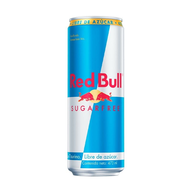 Bebida Energética Sin Azúcar Lata 473 ml Red Bull