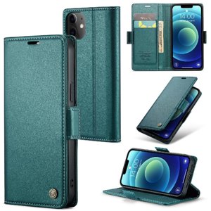 Caseme Tipo Cartera Iphone 12 Mini Con Cierre Magnético, Rfid, Tarjetero, Soporte, Carga Inalámbrica