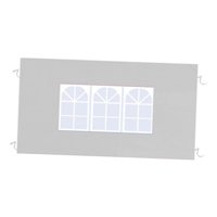 Magideal - Panel Lateral De Pared Lateral De Tienda De Campaña Portátil, Reemplazable, Extraíble Con Ventana, Parasol Para Cenador, Lona, Sombra, Camping En El Blanco