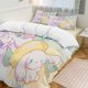 thumbnail image 1 of Cinnamoroll Quilt Set Thicken Soft 3 Pieces Bedding Set All Season Duvet Cove with 2 Pillowcases for Adult Women Girls Teens Home Room Decor, 1 of 5