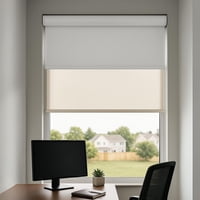 Clems - Cortina Roller Doble Blackout / Sunscreen 075X240