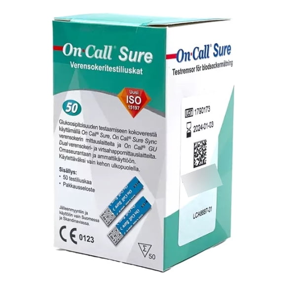 Glucómetro Diabemed One Call Sure Verde 50 Und.
