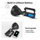 thumbnail image 3 of Portátil Foco Linterna Camping Led Largo Alcance+usb+tripode, 3 of 3