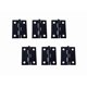 thumbnail image 1 of Bisagra utilitaria QCAA de acero negro mate de 5 x 3,8 cm, paquete de 6, 1 of 2