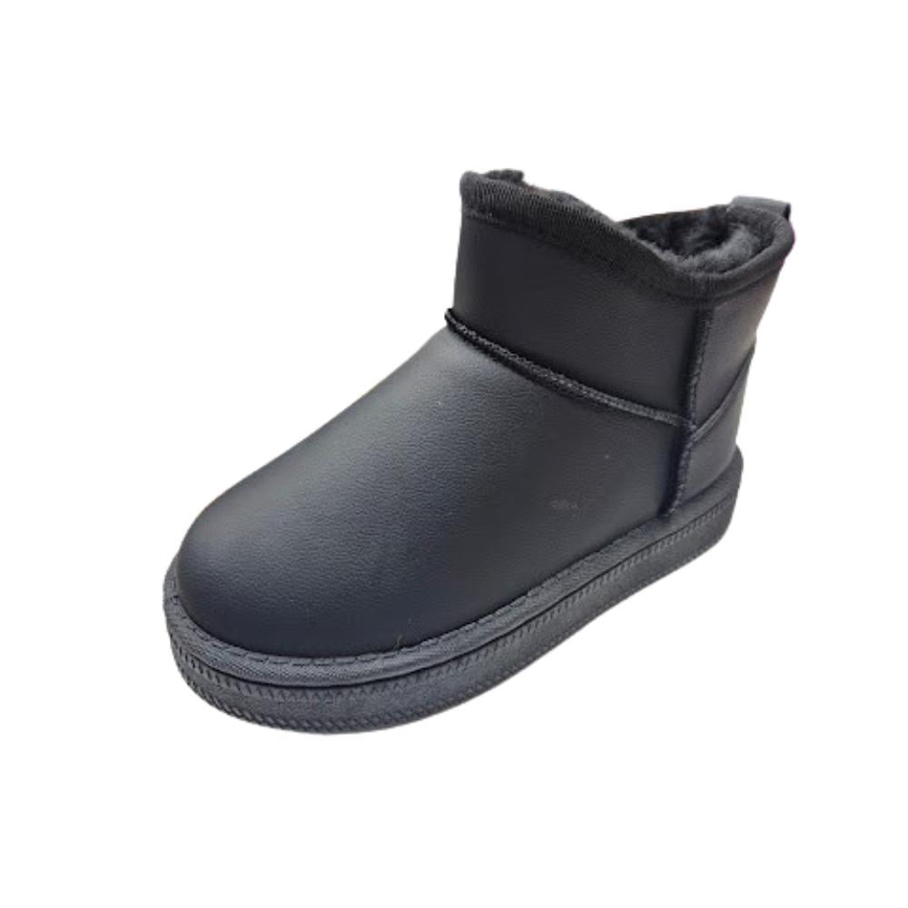 Vinnys Outlet - Bota De Agua Brillante Mujer Negro