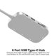 thumbnail image 5 of Hub USB tipo C SABRENT 8 en 1 con HDMI (4K) 3 USB 3.0 1 USB 2.0, 5 of 7
