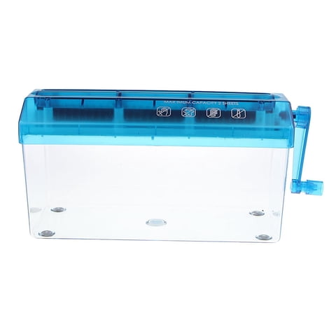 Magideal - Trituradora De Papel Manual, Trituradora De Papel Manual, Hogar Profesional, Mini Trituradora De Papel De Manivela Pequeña, Trituradora De Papel Portá