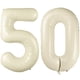 thumbnail image 1 of Globo LVMOQIQIU, 40 cm, blanco, número 50, blanco crema, 2 unidades, 1 of 6