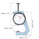 thumbnail image 2 of Medidor de espesor Utoolmart Dial: 0-20 mm, rango de medición, 2 of 7
