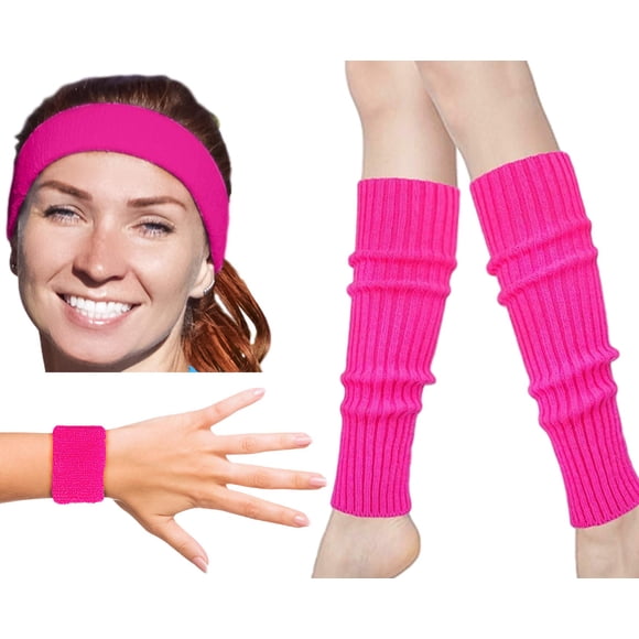 Disfraz de entrenamiento de los 80 de Zilo Novelties para mujer con accesorios