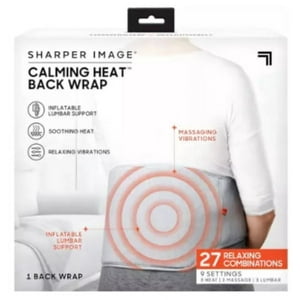 Genérico - Cinturon Faja Lumbar Masaje / Calor Ajustable