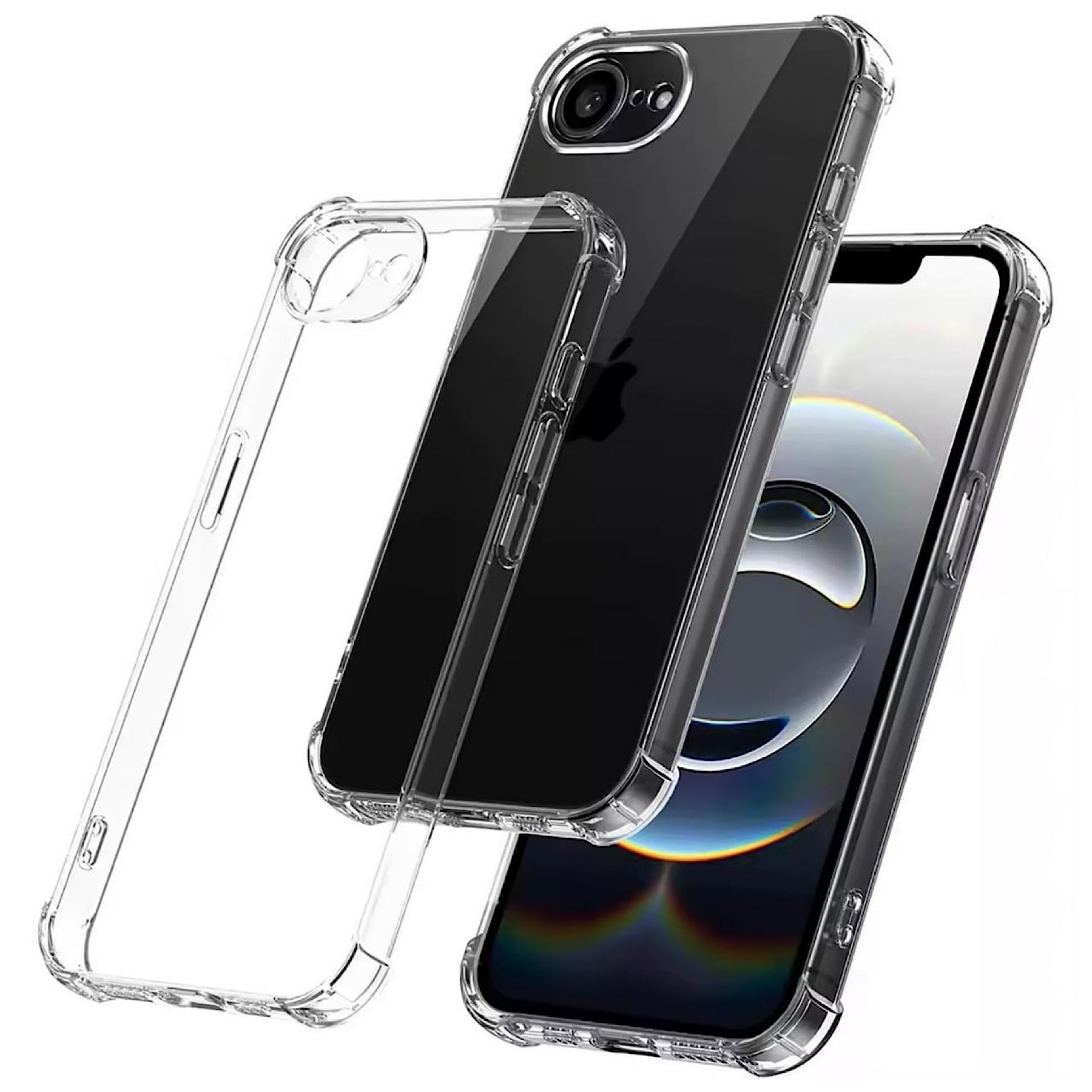 Genérico - Carcasa Transparente Reforzada Para Iphone 16e