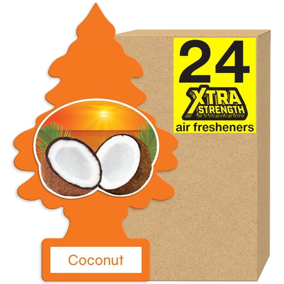 Ambientador LITTLE TREES Coco - Pack de 24 - Xtra Strength