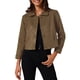 thumbnail image 1 of Chaqueta Corta con Botones y Cuello de Piel Sintética de Manga Larga Vintage para Mujer INSPIRE CHIC M Marrón, 1 of 6