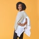 thumbnail image 2 of Poncho Tickled Pink Con Rayas Anchas Para Mujer 100% Algodón, 2 of 2