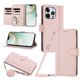 thumbnail image 1 of Funda Billetera de Cuero Sintético para iPhone 13 Pro, Rosa, 1 of 6