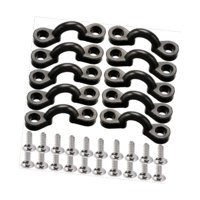 Ioensy - Kit De Almohadillas Para Kayak Con Tornillos De Acero Inoxidable Y 20 Tornillos Para Cubierta De Canoa Y Kayak