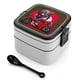 thumbnail image 1 of Moto Fiambrera de Doble Capa, Contenedor de Almuerzo Portátil Apilable, Almacenamiento de Alimentos Hermético a Prueba de Fugas, 1000ml, 1 of 6