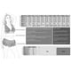 thumbnail image 2 of Coquette Vestido Colección Pleasure Negro Talla Queen, 2 of 3