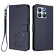 thumbnail image 1 of Honor X8B 4G Funda Billetera con Estampado de Gato, Azul, 1 of 6