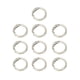 thumbnail image 4 of 10 Piezas Anillos De Resorte Mosquetón Redondo 3/4 Pulgadas O Anillos Para Bolsos Monedero Plata, 4 of 5