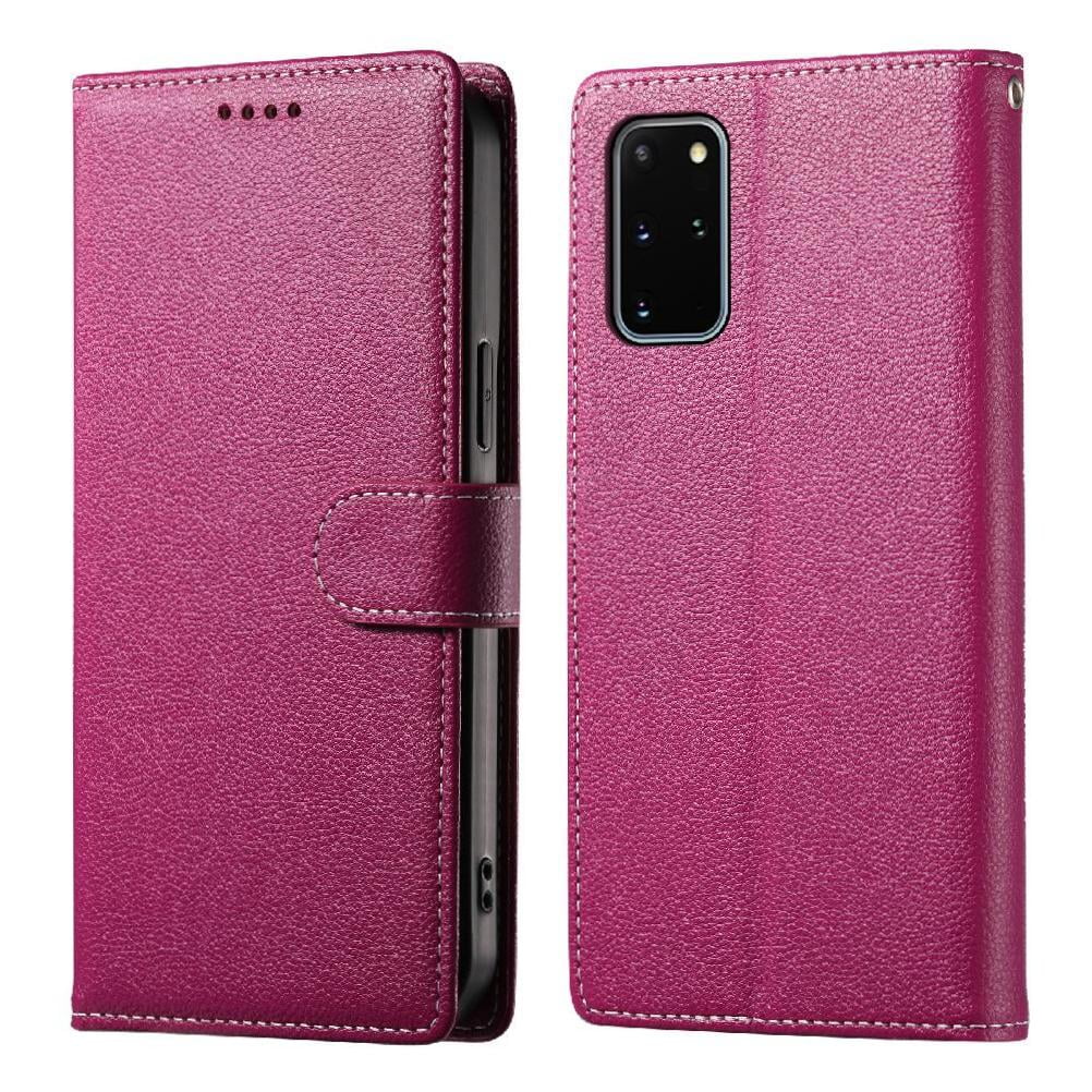 Funda Para Foxdock Samsung Galaxy S20 Plus– Cuero Premium, 3 Ranuras Para Tarjetas, Protección Contra Impactos