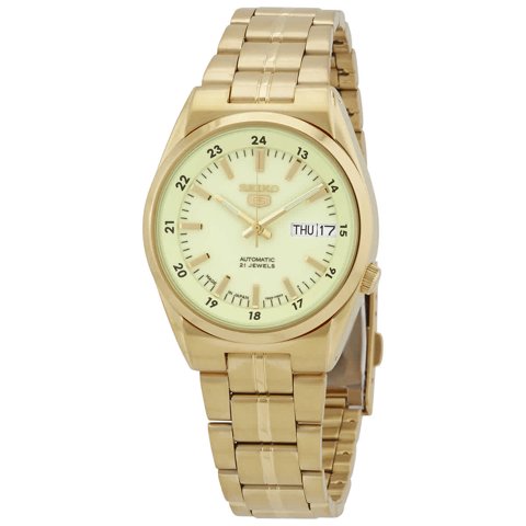 Reloj Análogo Seiko Snk578J1 Dorado Hombre
