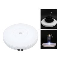 Genérica - Base Giratoria De Fotografía O Exhibición 360° Con Led 25Cm