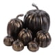 thumbnail image 1 of 7 Piezas Calabazas Artificiales Halloween Otoño Espuma Artesanía Cosecha Negro Dorado, 1 of 4
