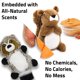 thumbnail image 4 of Juguete para perro Playology Pack de 2: Mapache y Ardilla con aroma, 4 of 6