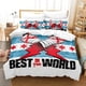 thumbnail image 1 of CM Punk Aew The Best In The World Bedding Set Duvet Cover Bed Set Quilt Cover Pillowcase Comforter Size Boys Adult Bed Sheets, 1 of 5