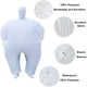 thumbnail image 3 of Disfraz inflable RHYTHMARTS de cuerpo entero para adultos, 3 of 6