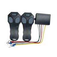 Magideal - De Control Remoto De Cabrestante Inalámbrico, 12V 24V Instalación Fácil A Prueba De Agua, Interruptor De Auricular, 2 Controles Remotos Eléctricos