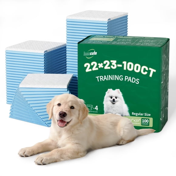 Empapadores para cachorros IMMCUTE, 100 unidades, 56 x 58 cm, a prueba de fugas