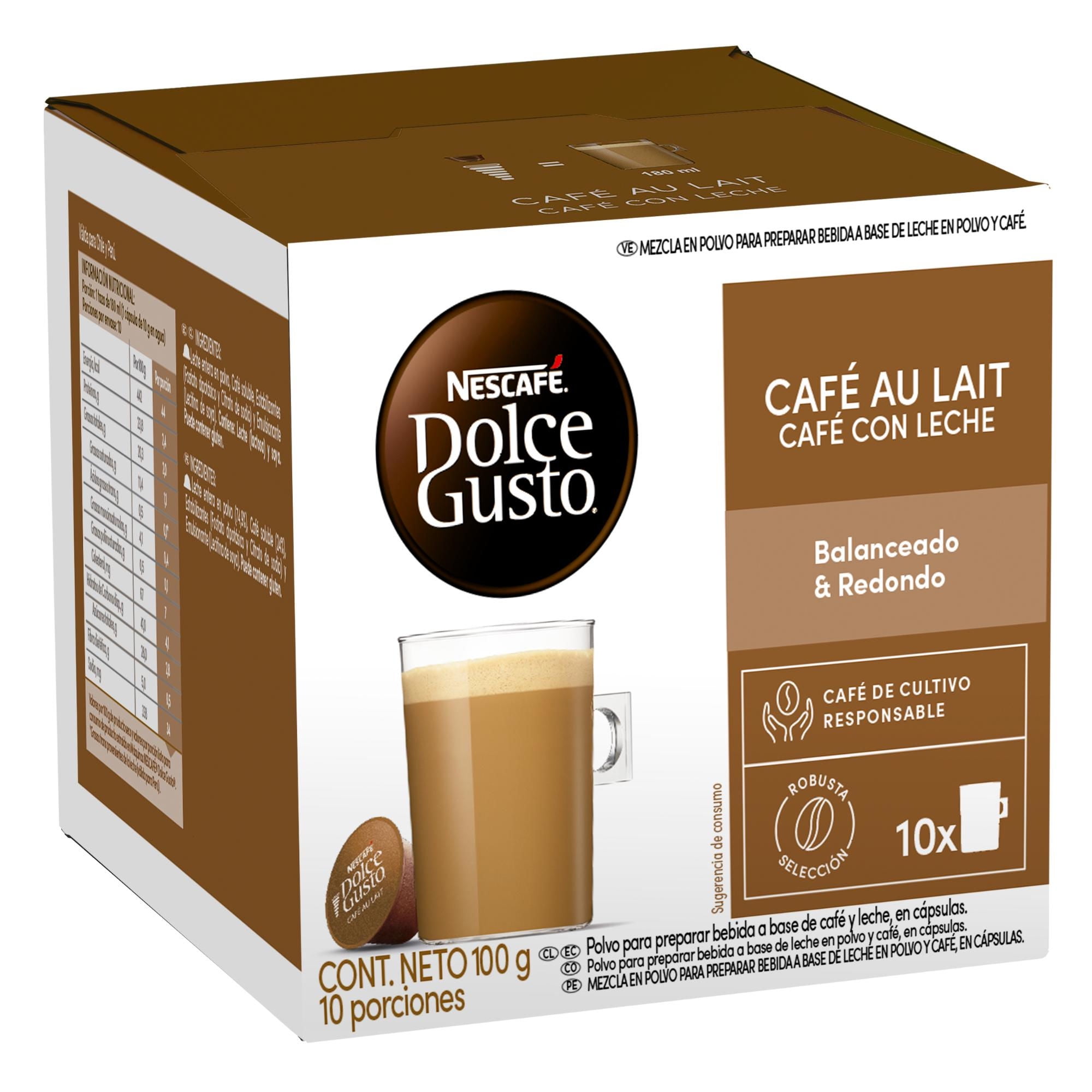 Nescafé Dolce Gusto - Café Dolce Gusto Café Au Lait 10 Tazas