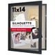 thumbnail image 1 of Shadow Box Frame American Flat con apertura frontal de 11 x 14 cm, color negro, 1 of 8