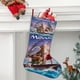 thumbnail image 2 of Moana 2 Tema: Calcetines de Navidad, fino lino blanco para colgar en escaleras y chimenea, decoración navideña para el hogar, regalo de Navidad. 45cm × 32cm, 2 of 5