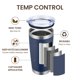 thumbnail image 2 of Vaso termo MEWAY 568 ml, pack de 8, azul marino, con tapa y pajilla, 2 of 9