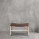 thumbnail image 1 of Banqueta Amelia Comedor Madera Maciza y Trenzado Café 65 cm, 1 of 2
