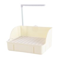Ioensy - Caja De Baño Para Pájaros Para Mascotas, Caja De Ducha Reutilizable Para Loros, Cuenco De Agua Para Periquitos, Color Blanco Canario