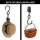 thumbnail image 3 of Set Myst Design De 50 Ganchos De Acero Con Clip Para Cortinas Y Luces 6 Cm Negro, 3 of 3