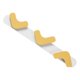 thumbnail image 2 of Perchas De Pared Vintage Adhesivo Decorativo Montado En La Pared Para Mudroom Coat Purse White, 2 of 5