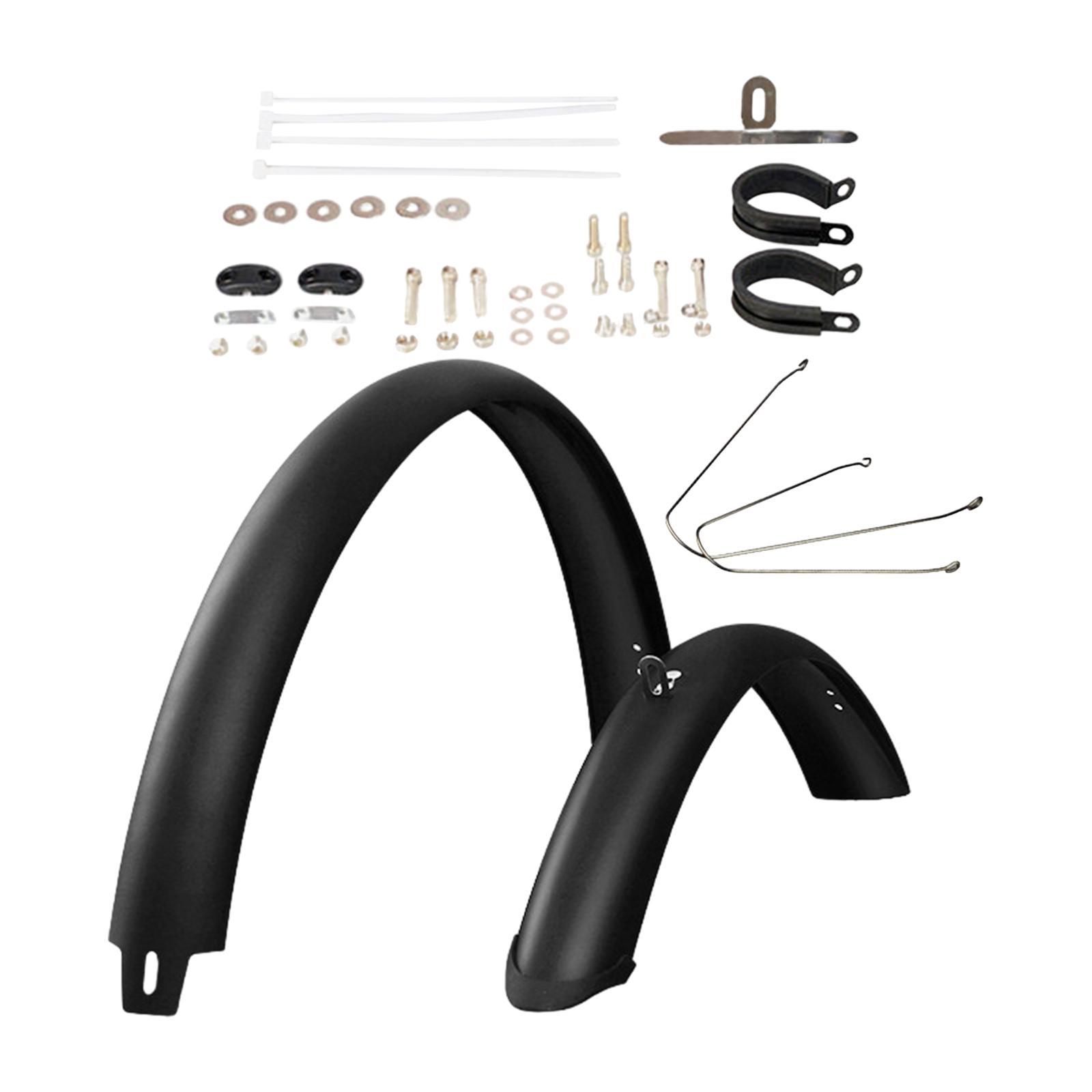 Magideal - Guardabarros De Bicicleta De Carretera Guardabarros De Bicicleta De Montaña Impermeable Reemplaza El Juego De Guardabarros De Rueda Protector De Neumá Para Bicicletas De 26 Pulgadas